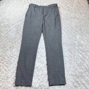 H&M Men's Gray Skinny Fit Dress Pants Size 30R Office Career Work Office Classic